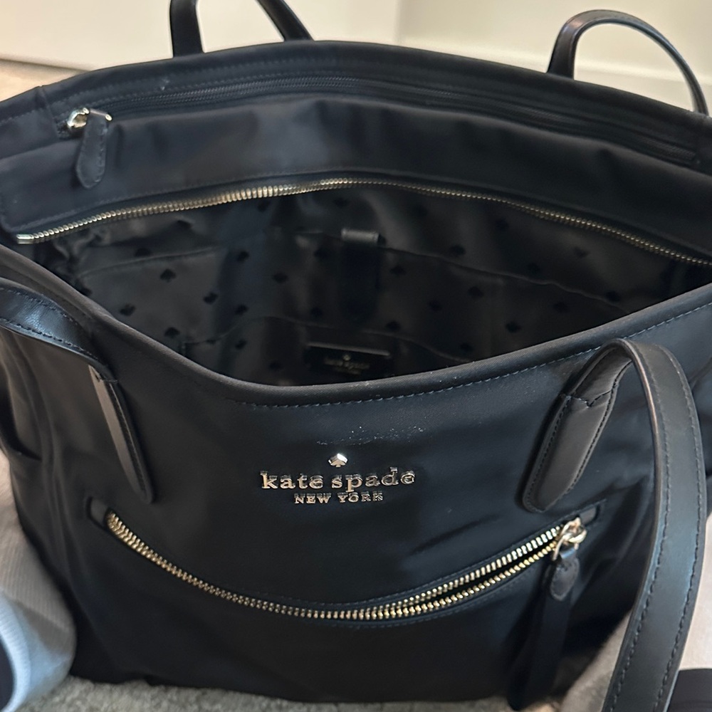 Kate Spade Black Nylon Tote Bag - Picture 3 of 10